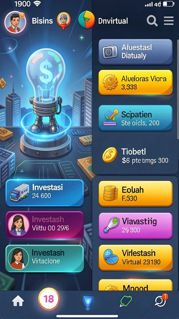 666j - Tampilan antarmuka yang menarik dan intuitif.