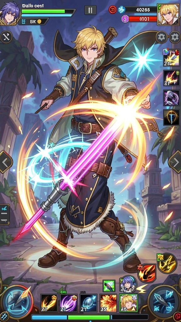 8364 - Screenshot menunjukkan level pertama dengan grafis yang menawan.