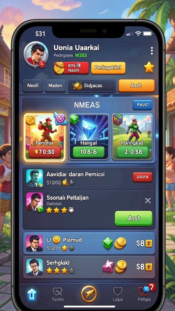 hr89 - Tampilan antarmuka yang user-friendly dan menarik.